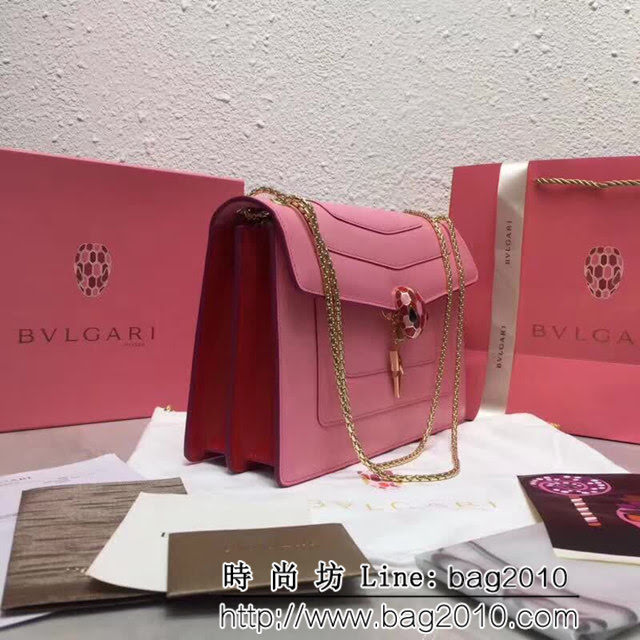 BVLGARI寶格麗 專櫃最新 閃電吊墜限量款 雙層風琴包 鏈條單肩斜挎包 B35106 FYD1059